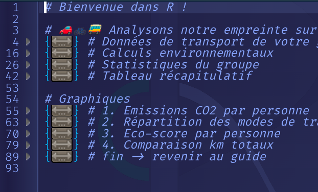 code replié