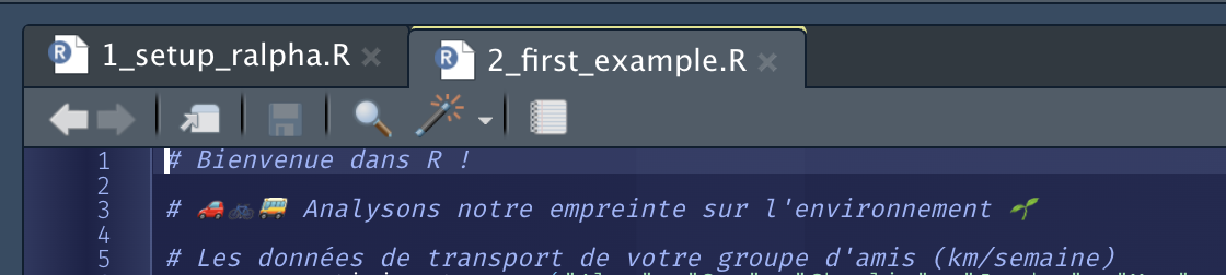 début source